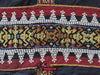 1440 Museum Quality Antique Iban Wedding Skirt Beaded Band Kain Lekok-WOVENSOULS-Antique-Vintage-Textiles-Art-Decor