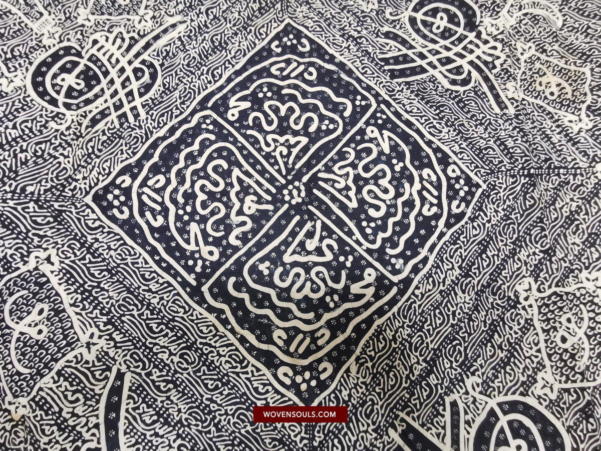 1443 Antique Calligraphy Jambi Batik Bertulis Hand – WOVENSOULS Antique ...