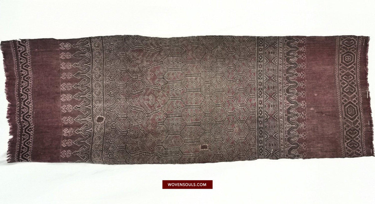 1445 Antique Iban Pua Kumbu Sungkit Singkit Woven – WOVENSOULS Antique ...