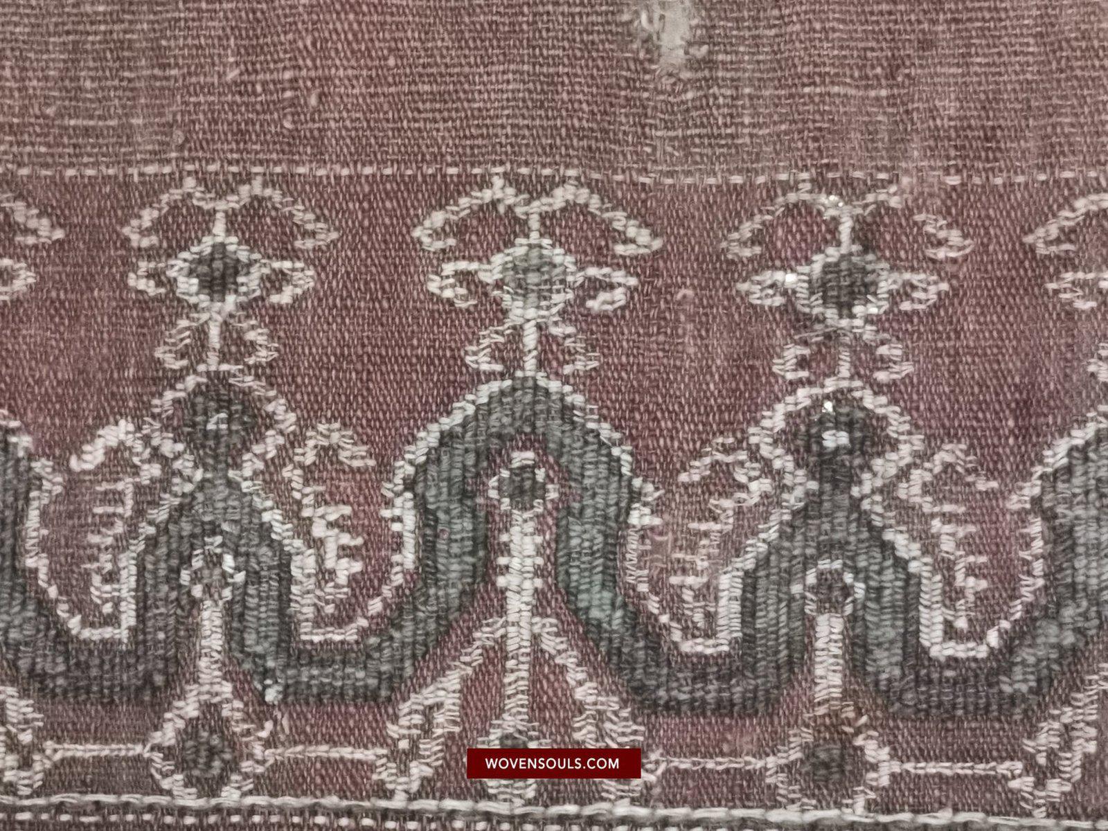 1445 Antique Iban Pua Kumbu Sungkit Singkit Woven Textile-WOVENSOULS-Antique-Vintage-Textiles-Art-Decor