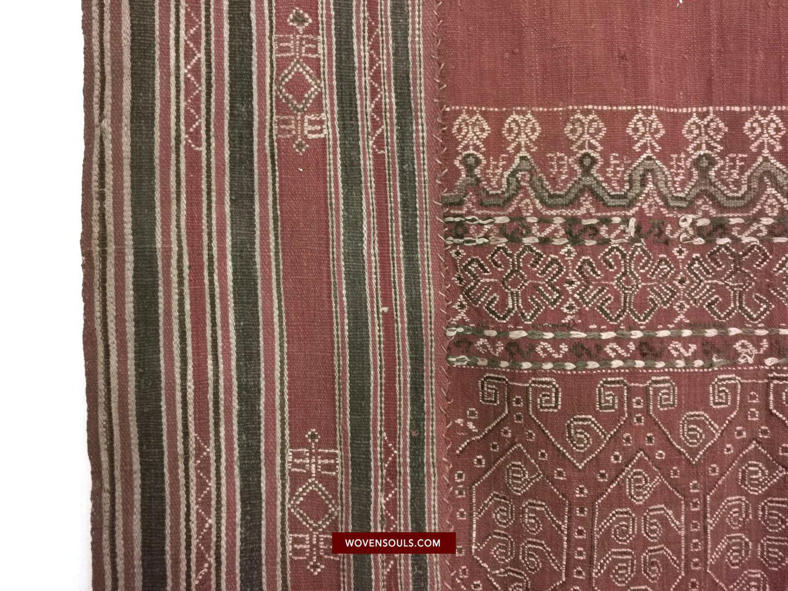 1446 Antique Iban Pua Kumbu Sungkit Woven Textile-WOVENSOULS-Antique-Vintage-Textiles-Art-Decor