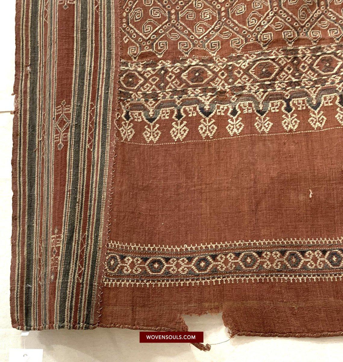 1446 Antique Iban Pua Kumbu Sungkit Woven Textile-WOVENSOULS-Antique-Vintage-Textiles-Art-Decor