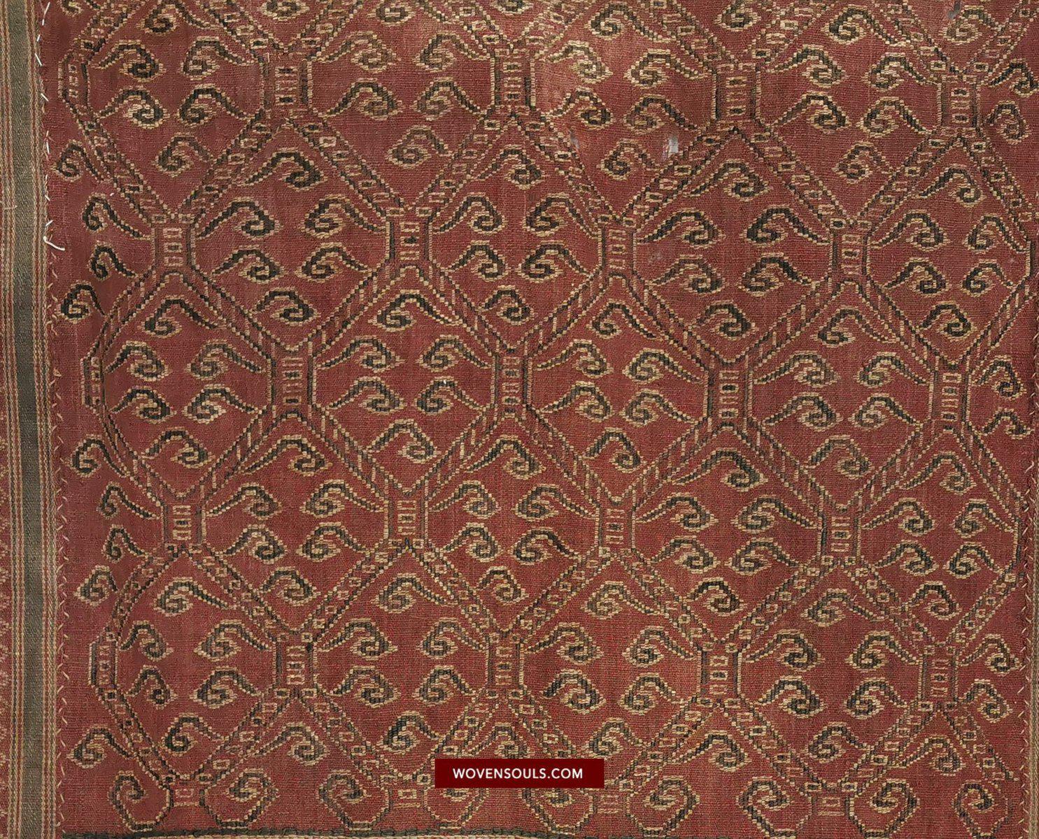 1447 Antique Iban Pua Kumbu Sungkit Woven Textile-WOVENSOULS-Antique-Vintage-Textiles-Art-Decor