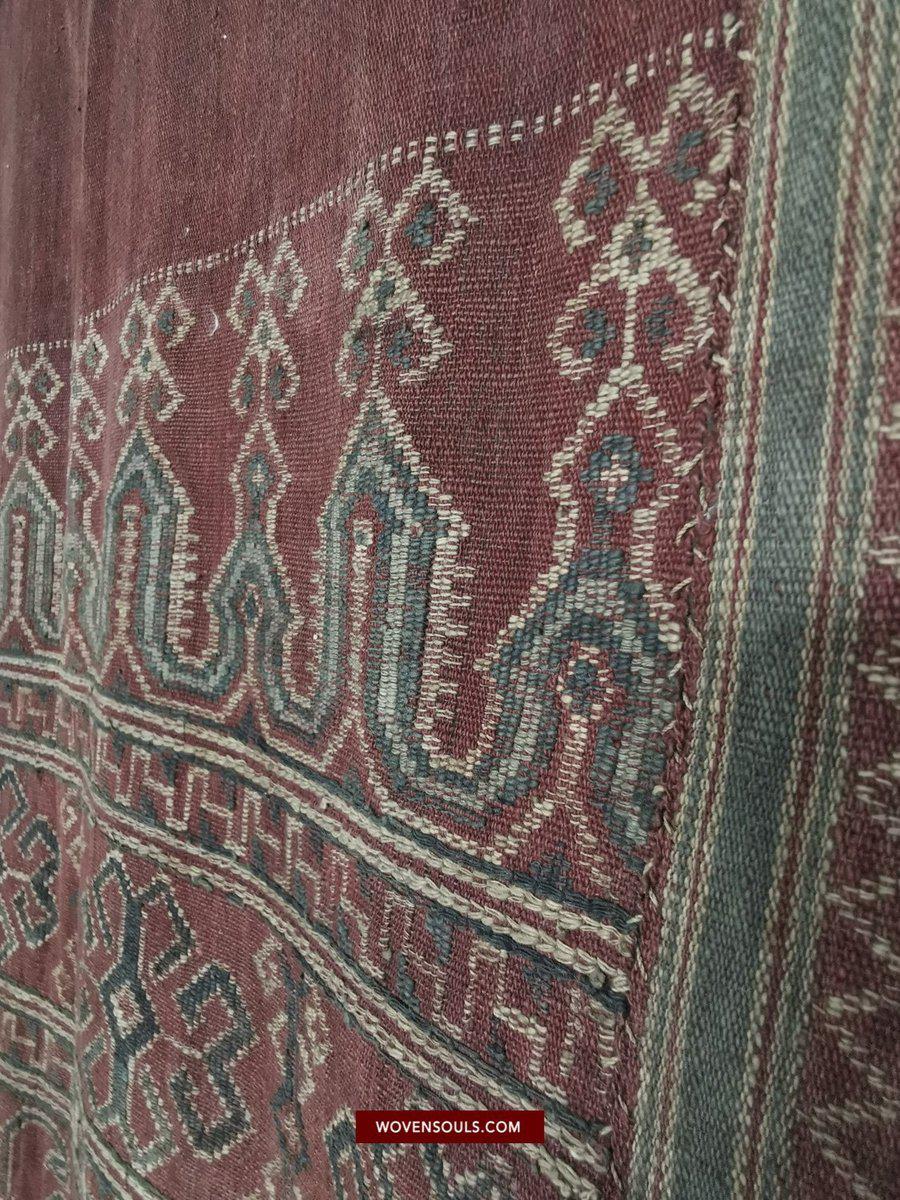 1447 Antique Iban Pua Kumbu Sungkit Woven Textile-WOVENSOULS-Antique-Vintage-Textiles-Art-Decor