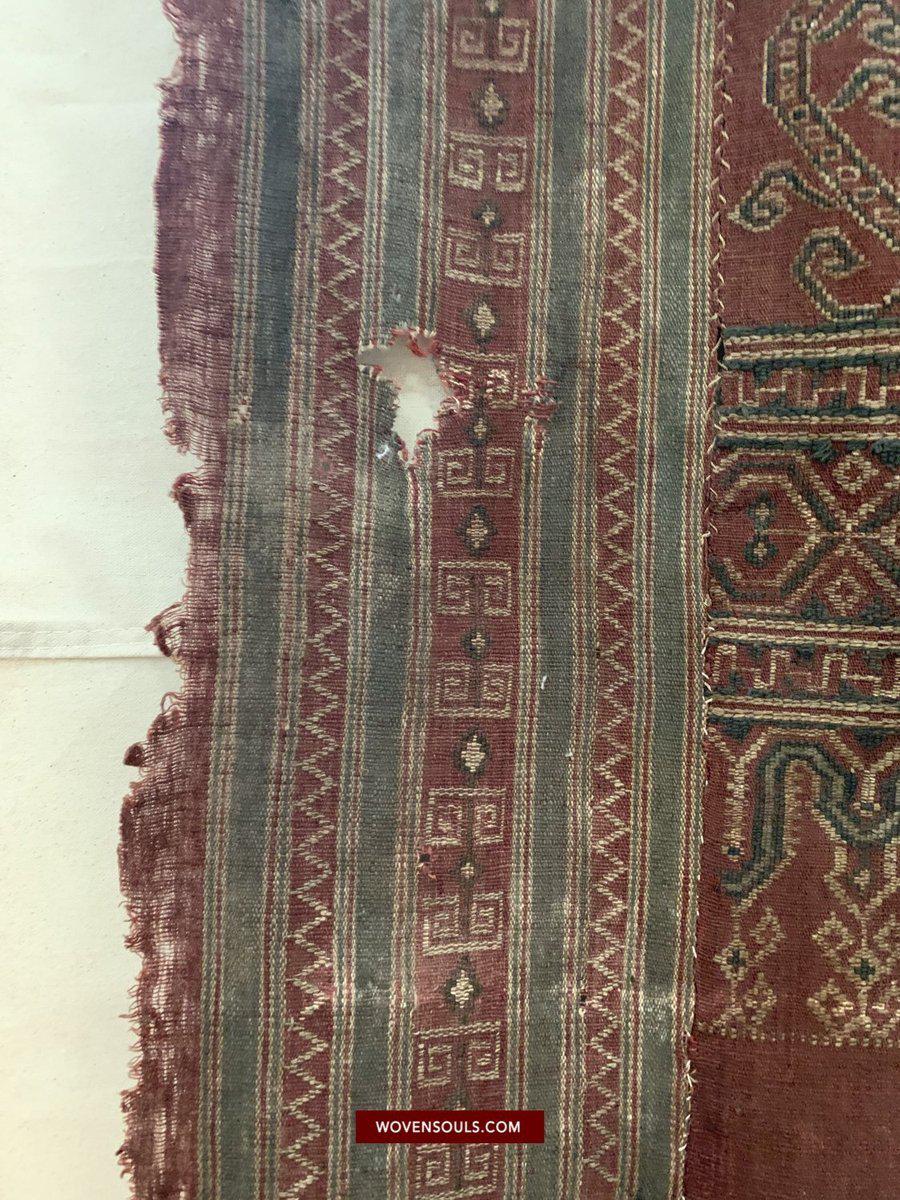 1447 Antique Iban Pua Kumbu Sungkit Woven Textile-WOVENSOULS-Antique-Vintage-Textiles-Art-Decor