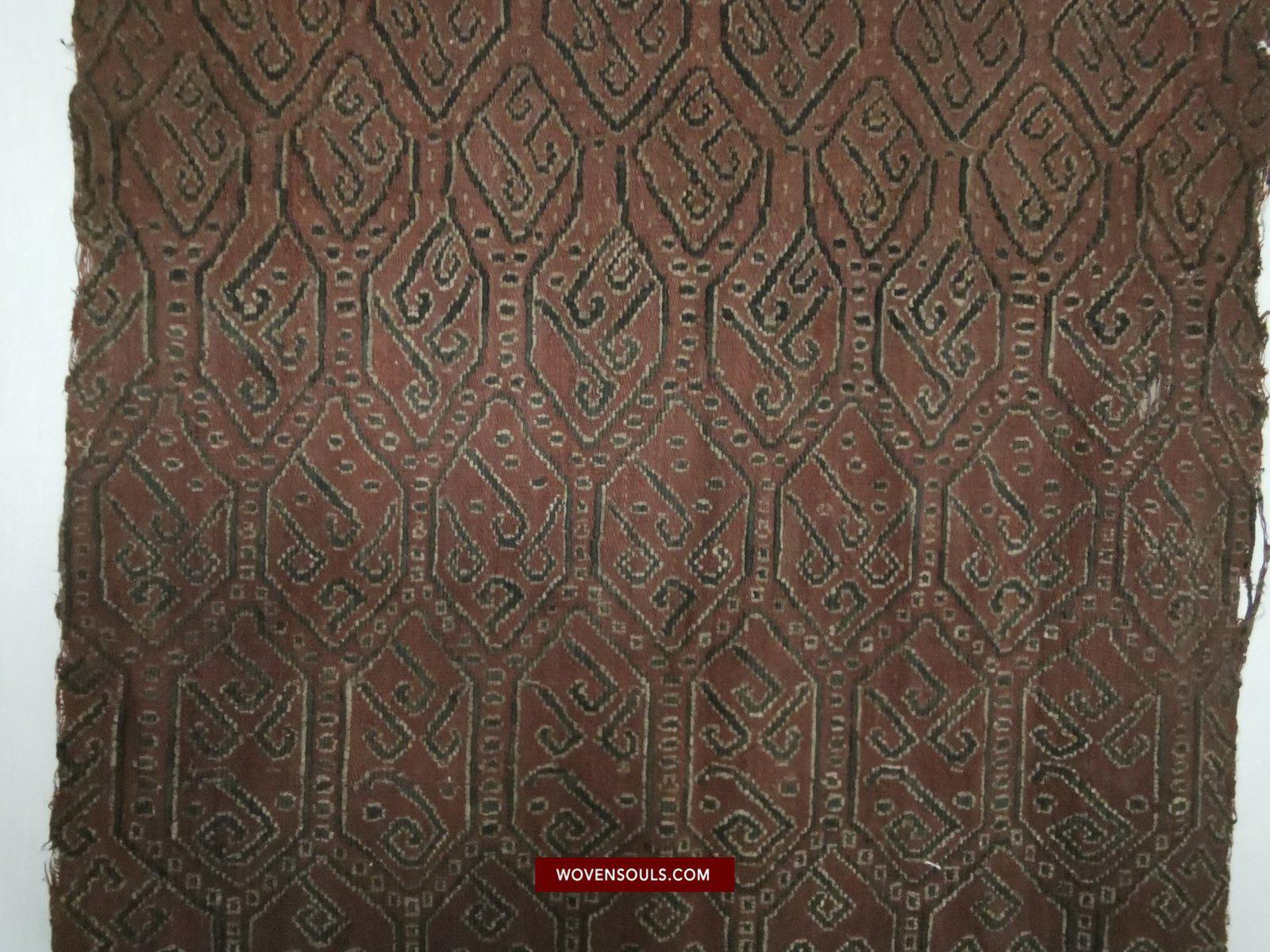 1448 Antique Iban Pua Kumbu Sungkit Woven Textile - WOVENSOULS Antique ...