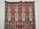 1449 Antique Iban Ikat Pua Kumbu Woven Textile with Human Figures from Sarawak-WOVENSOULS-Antique-Vintage-Textiles-Art-Decor