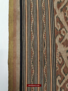 1450 SOLD Antique Iban Ikat Pua Kumbu Woven Textile with Human Figures - Saribas, Sarawak-WOVENSOULS-Antique-Vintage-Textiles-Art-Decor