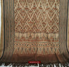 1450 SOLD Antique Iban Ikat Pua Kumbu Woven Textile with Human Figures - Saribas, Sarawak-WOVENSOULS-Antique-Vintage-Textiles-Art-Decor