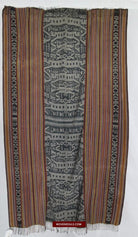 1451 Old Figurative Ikat Timor w Anthropomorphic figures-WOVENSOULS-Antique-Vintage-Textiles-Art-Decor