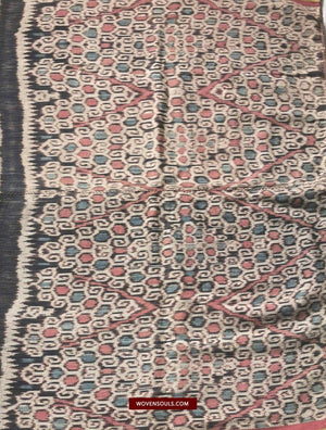 1452 Old Timor Ikat Skirt-WOVENSOULS-Antique-Vintage-Textiles-Art-Decor