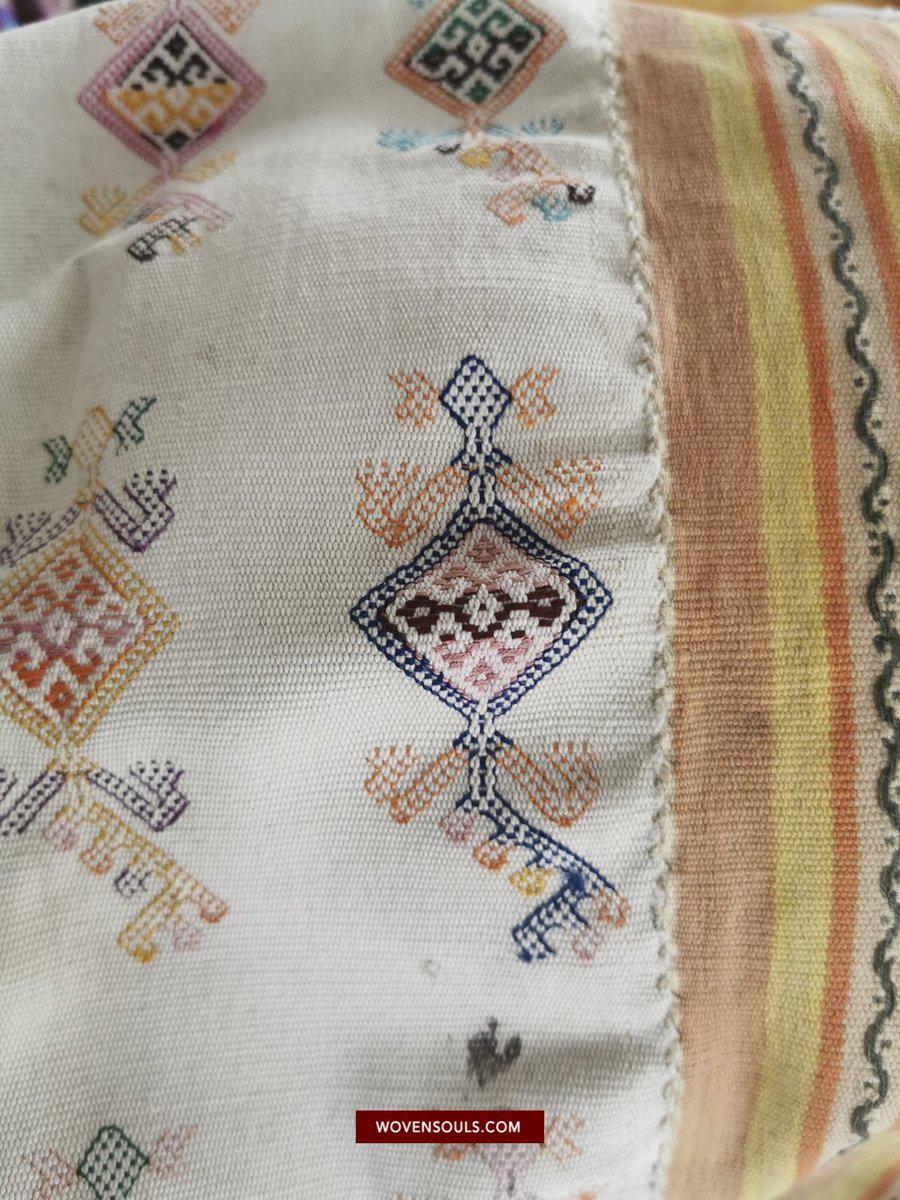 1453 Alter figurativer Ikat Selimut aus Ayotupas Timor mit Eidechsenarten-WOVENSOULS-Antike-Vintage-Textilien-Kunst-Dekor