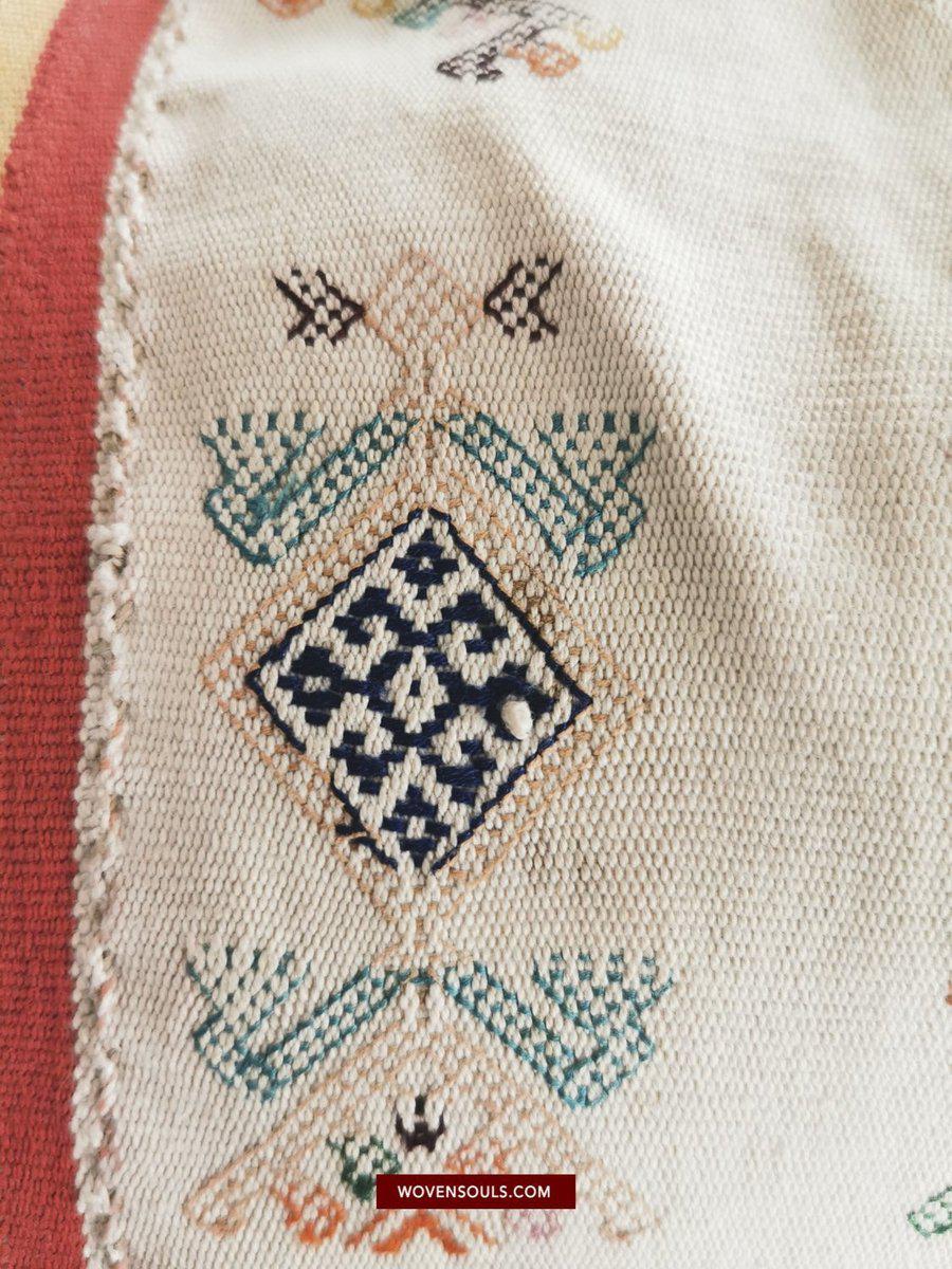 1453 Alter figurativer Ikat Selimut aus Ayotupas Timor mit Eidechsenarten-WOVENSOULS-Antike-Vintage-Textilien-Kunst-Dekor