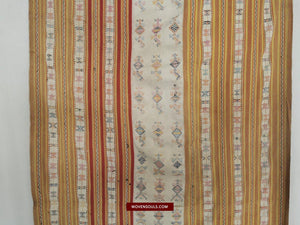 1453 Old Figurative Ikat Selimut from Ayotupas Timor w Lizard Types-WOVENSOULS-Antique-Vintage-Textiles-Art-Decor