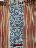 1454 Old Figurative Ikat Timor w Anthropomorphic figures-WOVENSOULS-Antique-Vintage-Textiles-Art-Decor