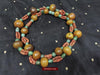 1458 Antique Himalayan Tibetan / Ladakhi Heirloom Jewelry with Amber Coral Turquoise Necklace-WOVENSOULS-Antique-Vintage-Textiles-Art-Decor