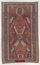 1460 Masterpiece Dragon Sumac Soumac Rug Carpet-WOVENSOULS-Antique-Vintage-Textiles-Art-Decor