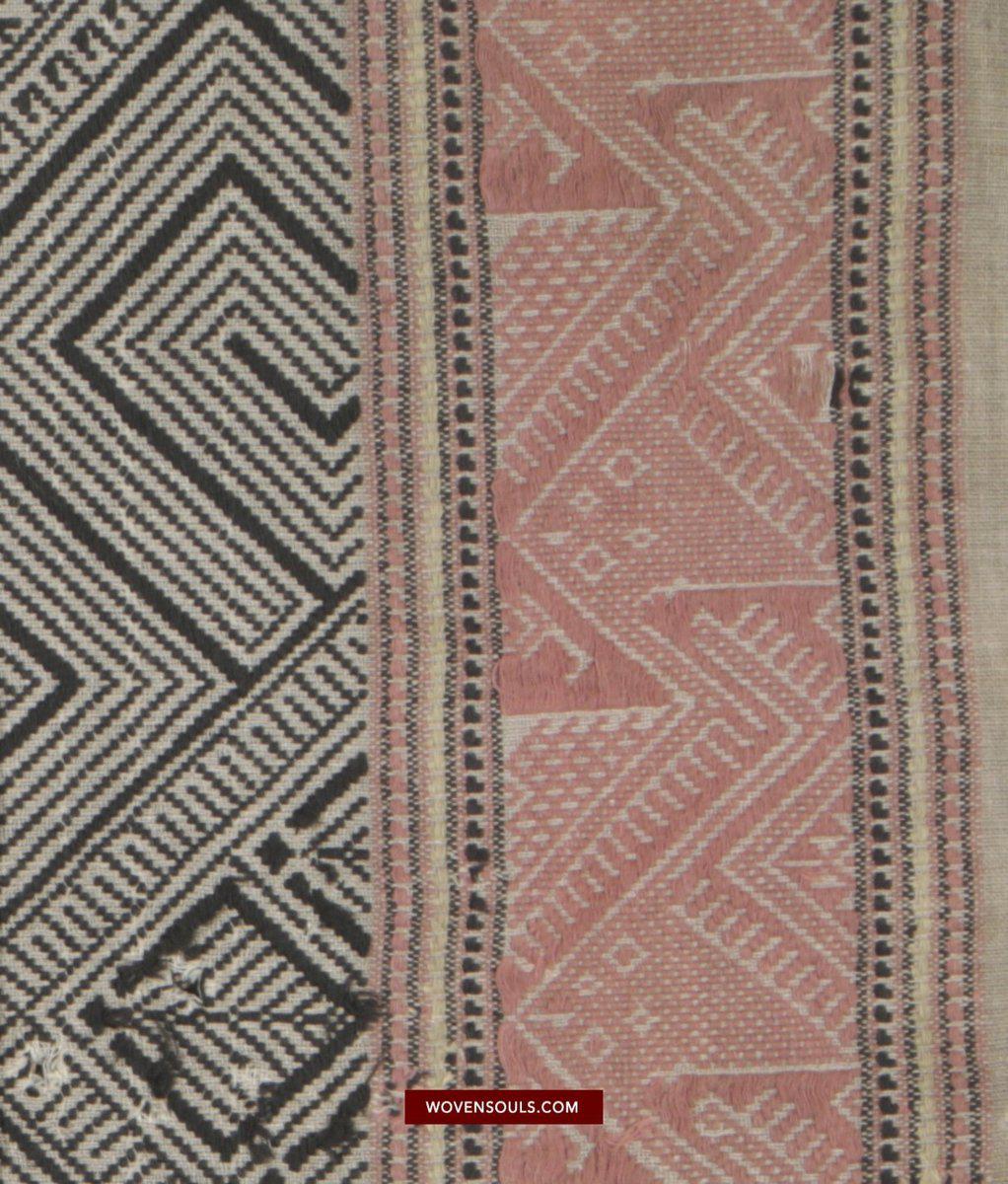 1461 Gorgeous Antique Laos Pha Khit Weaving Textile Art-WOVENSOULS-Antique-Vintage-Textiles-Art-Decor