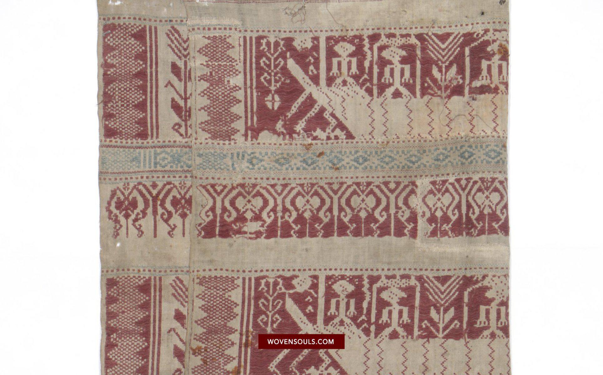 1464 Antique / Archaic Semangka Weaving Tampan Shipcloth Textile-WOVENSOULS-Antique-Vintage-Textiles-Art-Decor