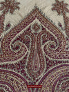 1468 Antique Kashmir Rumal Shawl with Embroidery-WOVENSOULS-Antique-Vintage-Textiles-Art-Decor