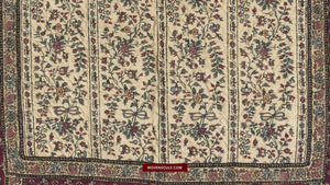 1469 Antique Kashmir Prayer Mat Pashmina-WOVENSOULS-Antique-Vintage-Textiles-Art-Decor