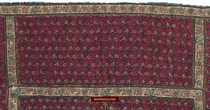 1469 Antique Kashmir Prayer Mat Pashmina-WOVENSOULS-Antique-Vintage-Textiles-Art-Decor