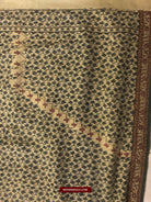 1473 Antique Kashmir Pashmina Chandar Moon Shawl-WOVENSOULS-Antique-Vintage-Textiles-Art-Decor