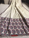 1474 Antique Kashmir Pashmina Dochalla Long Shawl-WOVENSOULS-Antique-Vintage-Textiles-Art-Decor