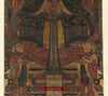 1480 Antique Ceremonial Painting Scroll-WOVENSOULS-Antique-Vintage-Textiles-Art-Decor