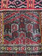 1485 Old Chinese Hainan Run Li Ethnic Minority Woven Skirt-WOVENSOULS-Antique-Vintage-Textiles-Art-Decor