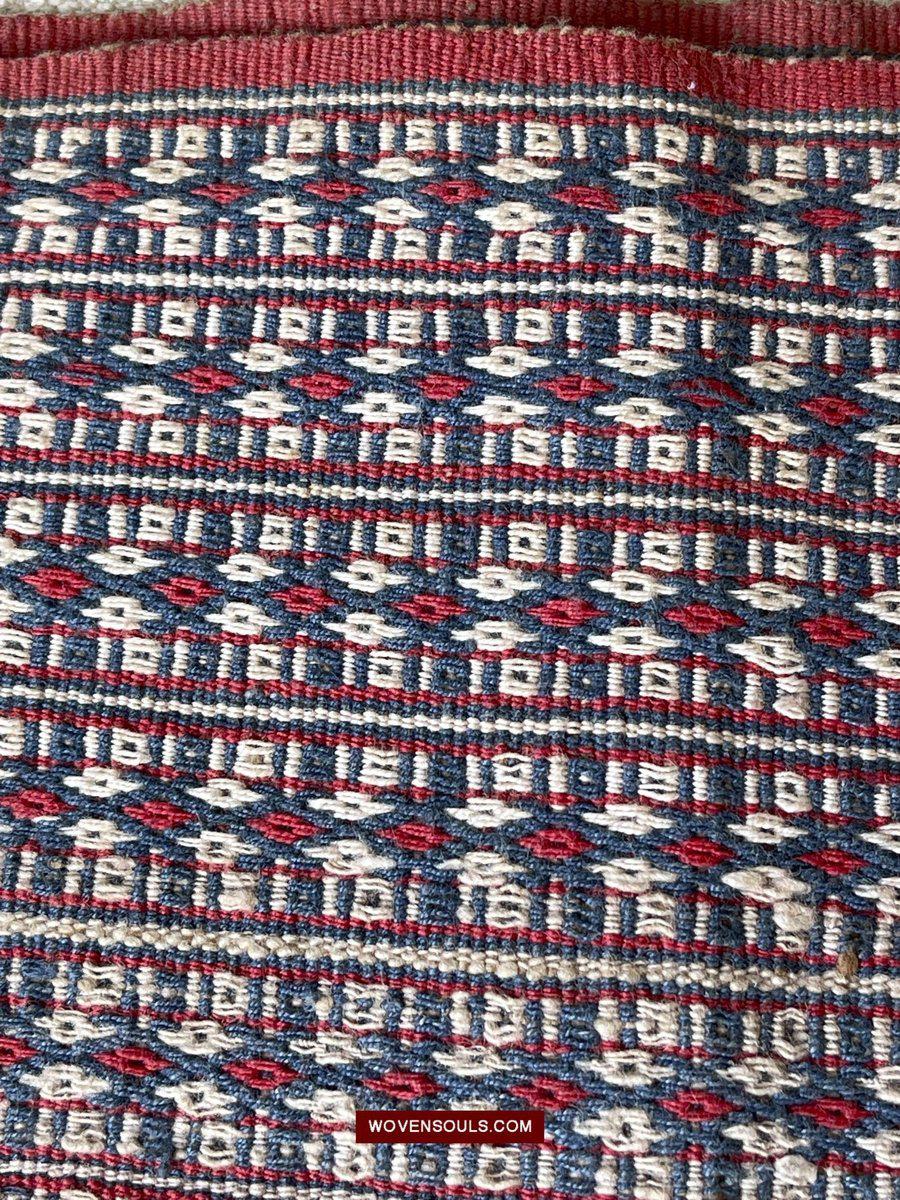 1486 Museum Quality Old Chinese Hainan Run Li Ethnic Minority Woven Skirt-WOVENSOULS-Antique-Vintage-Textiles-Art-Decor