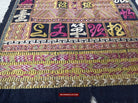 1489 Old Chinese Hainan Meifu Li Ethnic Minority Head wrap turban w Inscription-WOVENSOULS-Antique-Vintage-Textiles-Art-Decor