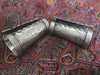 1491 Pair of Old Heavy Silver Bangles / Cuffs-WOVENSOULS-Antique-Vintage-Textiles-Art-Decor