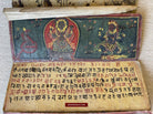 1499 An Important Ancient Nepal Hindu Manuscript Scroll with Paintings devoted to Devi Puja-WOVENSOULS-Antique-Vintage-Textiles-Art-Decor