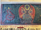 1499 An Important Ancient Nepal Hindu Manuscript Scroll with Paintings devoted to Devi Puja-WOVENSOULS-Antique-Vintage-Textiles-Art-Decor