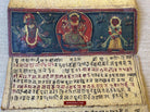 1499 An Important Ancient Nepal Hindu Manuscript Scroll with Paintings devoted to Devi Puja-WOVENSOULS-Antique-Vintage-Textiles-Art-Decor