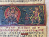 1499 An Important Ancient Nepal Hindu Manuscript Scroll with Paintings devoted to Devi Puja-WOVENSOULS-Antique-Vintage-Textiles-Art-Decor