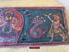 1499 An Important Ancient Nepal Hindu Manuscript Scroll with Paintings devoted to Devi Puja-WOVENSOULS-Antique-Vintage-Textiles-Art-Decor