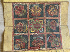 1499 An Important Ancient Nepal Hindu Manuscript Scroll with Paintings devoted to Devi Puja-WOVENSOULS-Antique-Vintage-Textiles-Art-Decor