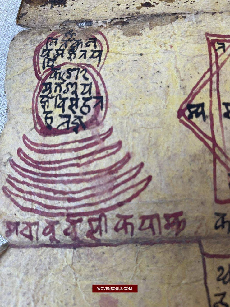 1499 An Important Ancient Nepal Hindu Manuscript Scroll – WOVENSOULS ...