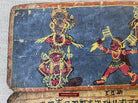 1500 Ancient Nepal Manuscript Scroll with Paintings - Protective Mantras fro Children-WOVENSOULS-Antique-Vintage-Textiles-Art-Decor