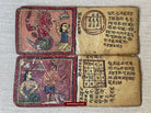 1500 Ancient Nepal Manuscript Scroll with Paintings - Protective Mantras fro Children-WOVENSOULS-Antique-Vintage-Textiles-Art-Decor