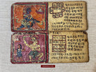 1500 Ancient Nepal Manuscript Scroll with Paintings - Protective Mantras fro Children-WOVENSOULS-Antique-Vintage-Textiles-Art-Decor