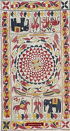 1502 Old Figurative Nakshi Kantha Embroidery-WOVENSOULS-Antique-Vintage-Textiles-Art-Decor