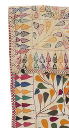 1503 Old Kantha Embroidery-WOVENSOULS-Antique-Vintage-Textiles-Art-Decor