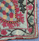 1504 Antique Blue Bukhara Suzani-WOVENSOULS-Antique-Vintage-Textiles-Art-Decor