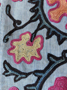 1504 Antique Blue Bukhara Suzani-WOVENSOULS-Antique-Vintage-Textiles-Art-Decor