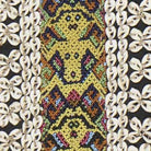 1505 Antique Iban Wedding Skirt Beaded Band Kain Lekok-WOVENSOULS-Antique-Vintage-Textiles-Art-Decor