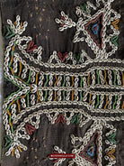 1507 Superb Old Sumba Ceremonial Weaving with Shells & Beads Lau Wuti Kau - Rare Stylised Motif-WOVENSOULS-Antique-Vintage-Textiles-Art-Decor