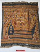 1508 Antique Tampan Ship Cloth with Gorgeous Colors and superb Story-WOVENSOULS-Antique-Vintage-Textiles-Art-Decor